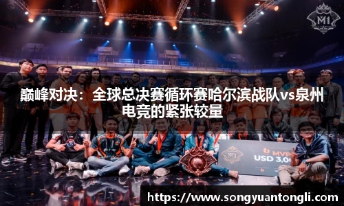 巅峰对决：全球总决赛循环赛哈尔滨战队vs泉州电竞的紧张较量